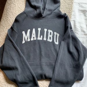Brandy Melville & John Galt Malibu Ribbed Hoodie